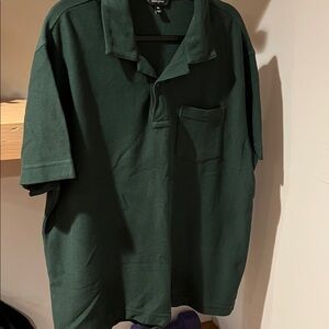 Banana Republic Forest Green Men’s Knit Polo